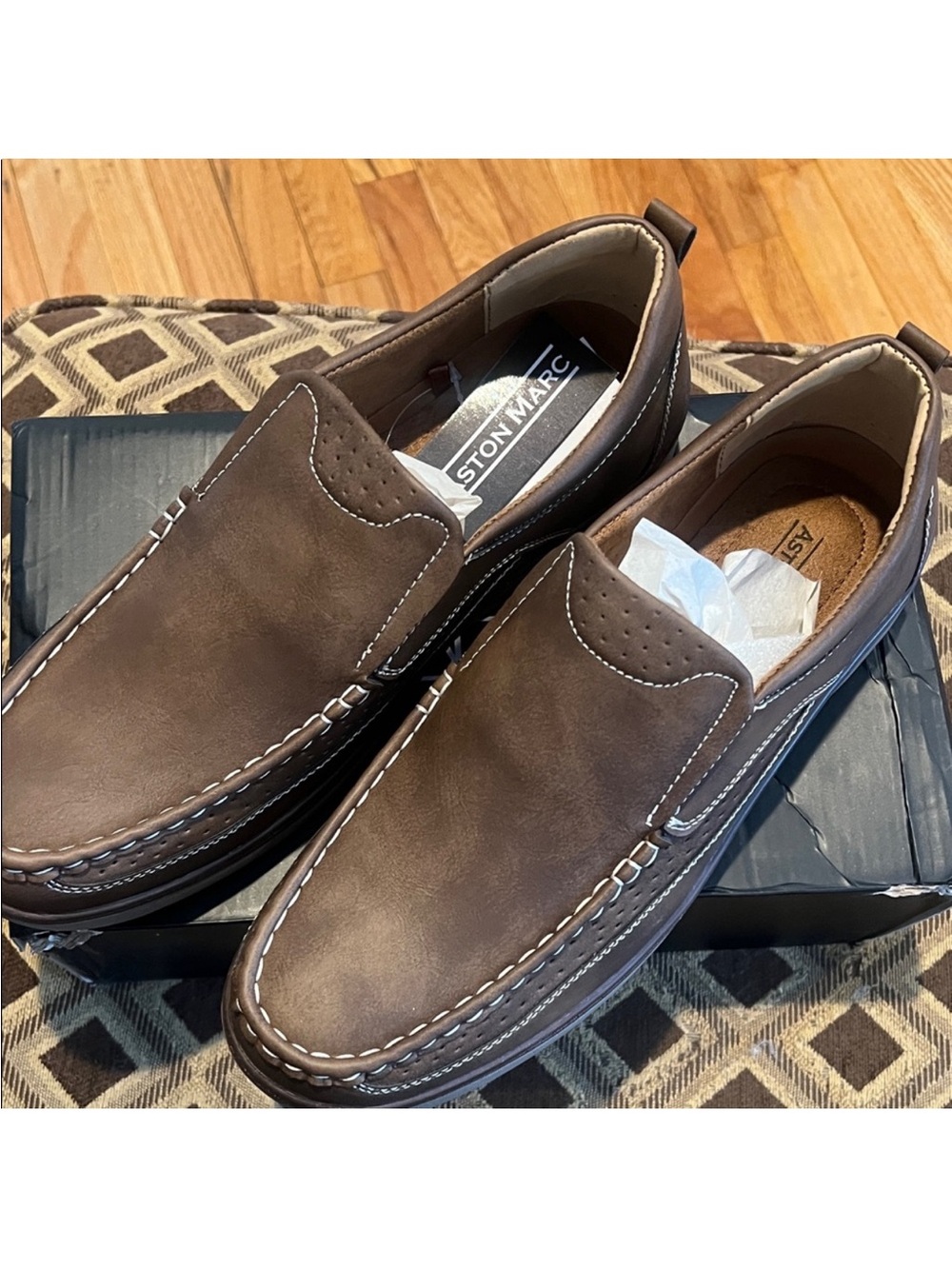 Men's Brown Slip-On Casual Loafers